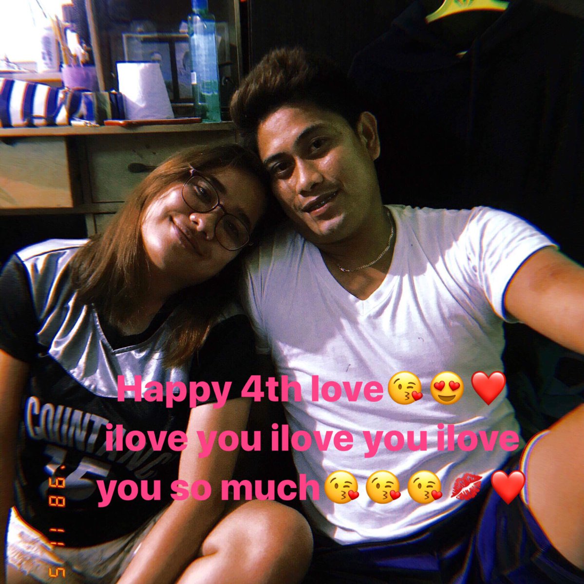 jerveyapoderado's tweet image. happy 4TH Love @micamariel15 ❤️ ilove you so much😘😘😘😍💋💕