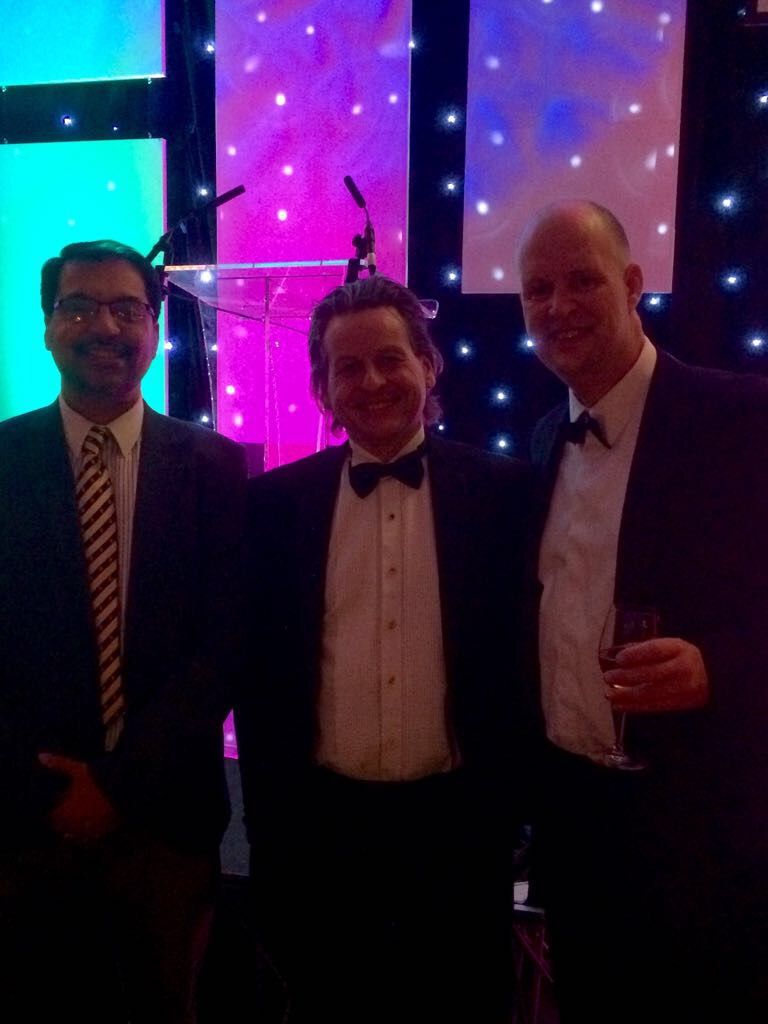 pspneurorehab's tweet photo. Last night's pictures - an amazing evening with @Simpson_millar at PI Awards in #Manchester @basuthegreat #Deansgate #AwardingExcellence #PIAwards2017 https://t.co/UZQOCy1woH