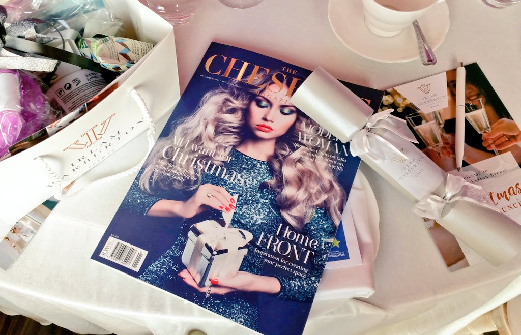 A spot of pre-lunch reading adorns the tables...

<a href="/IrlamWarburton/">IrlamWarburtonEvents</a> <a href="/Colshawhall/">Colshaw Hall</a> <a href="/TheCheshireMag/">The Cheshire Magazine</a> <a href="/keotto/">Kathryn Otto</a> <a href="/LifeofWiz/">Louisa Castle</a> @sianpeak @janclarkecomms 

#Festive #AfternoonTea #Fashion #Fizz #LoveLuxe