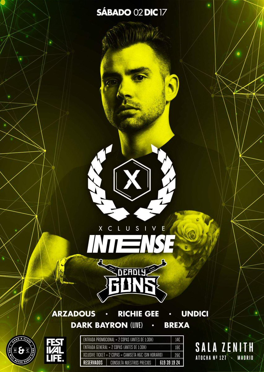 crewmusicmd's tweet photo. Sábado 2.
@IntenseClubHard en Sala Zenith con @deadlygun junto a @Arzadous @RichieGee @djundici @DjBrexa y más.

https://t.co/0BHsYFPPu0 https://t.co/BlJjRyDe4g