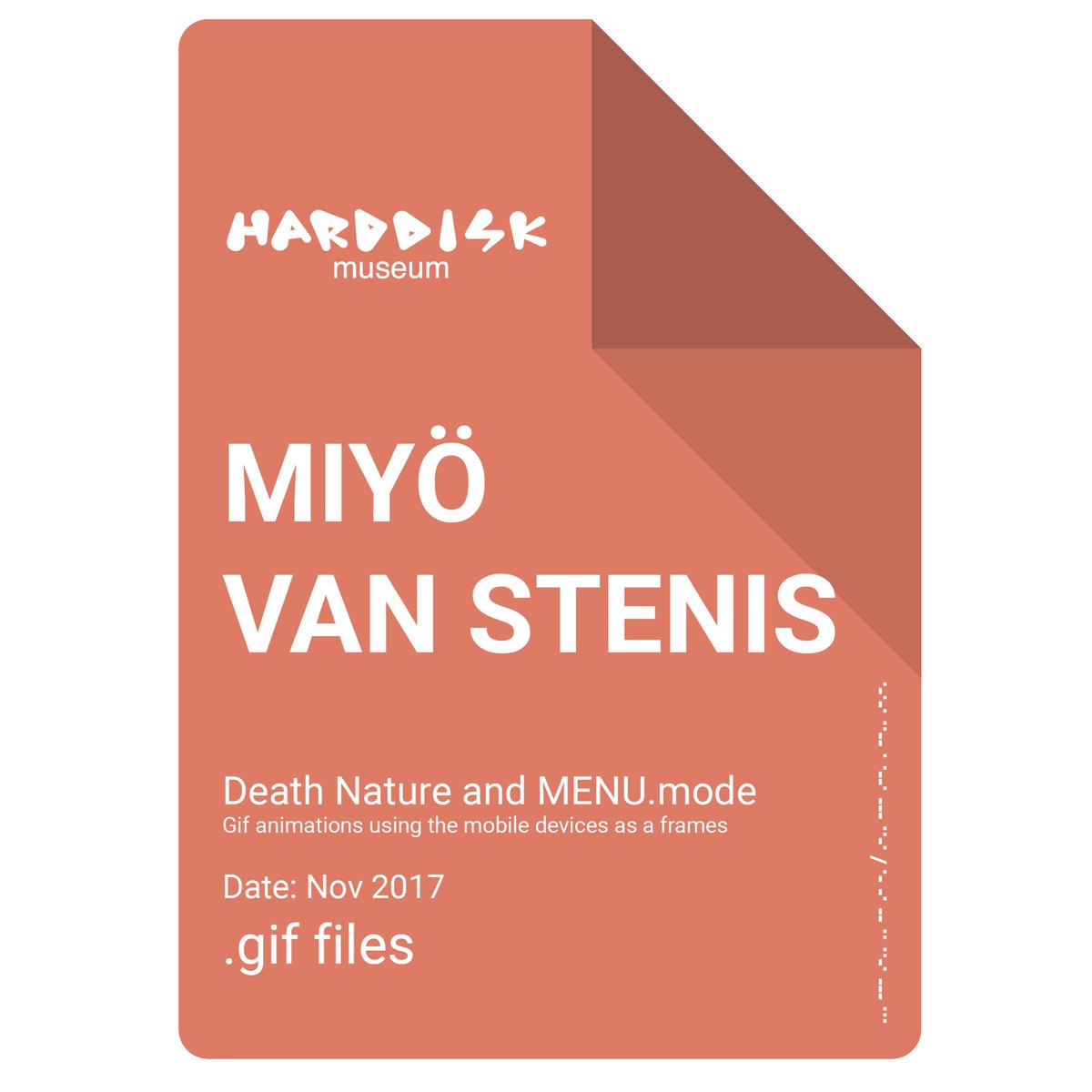harddiskmuseum's tweet photo. @miyovansteniss is already in the #harddiskmuseum! We are happy!!!!#newmediart #museum https://t.co/cwC0ymGUxU