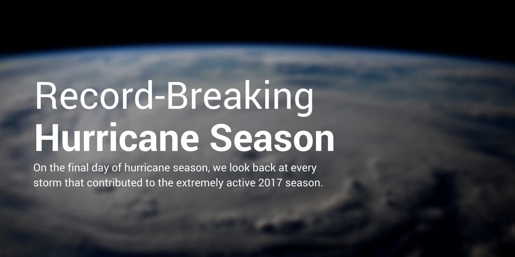 All day today, we look back at what contributed to the extremely active 2017 hurricane season here on Twitter.