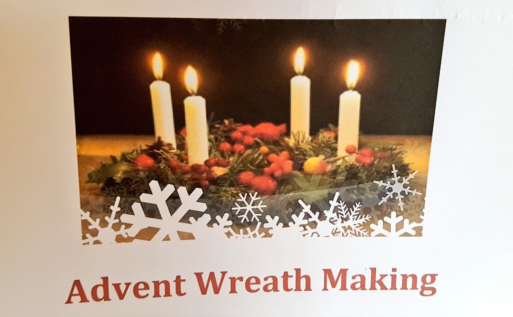 SLOVAKIAinUK's tweet photo. #Christmas preparations underway at @SLOVAKIAinUK . Advent wreath making with Christian Embassy. https://t.co/RI1swGJbi8