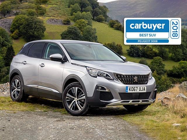 ArburyGroup's tweet photo. It's a hat trick for the #Peugeot3008, which has won #BestSUV, #MostEconomicalSUV and #Best4x4 in the @CarbuyerUK Awards 2018!

And if that wasn't enough, it also won Highly Recommended in the #BestSatNav category! @PeugeotUK https://t.co/adu6RXHIVT