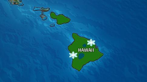 reverberray's tweet photo. Winter is here! #winter2017 Snow Falling in Hawaii https://t.co/Q4QYOdUZEL https://t.co/tkSBqDM5dD