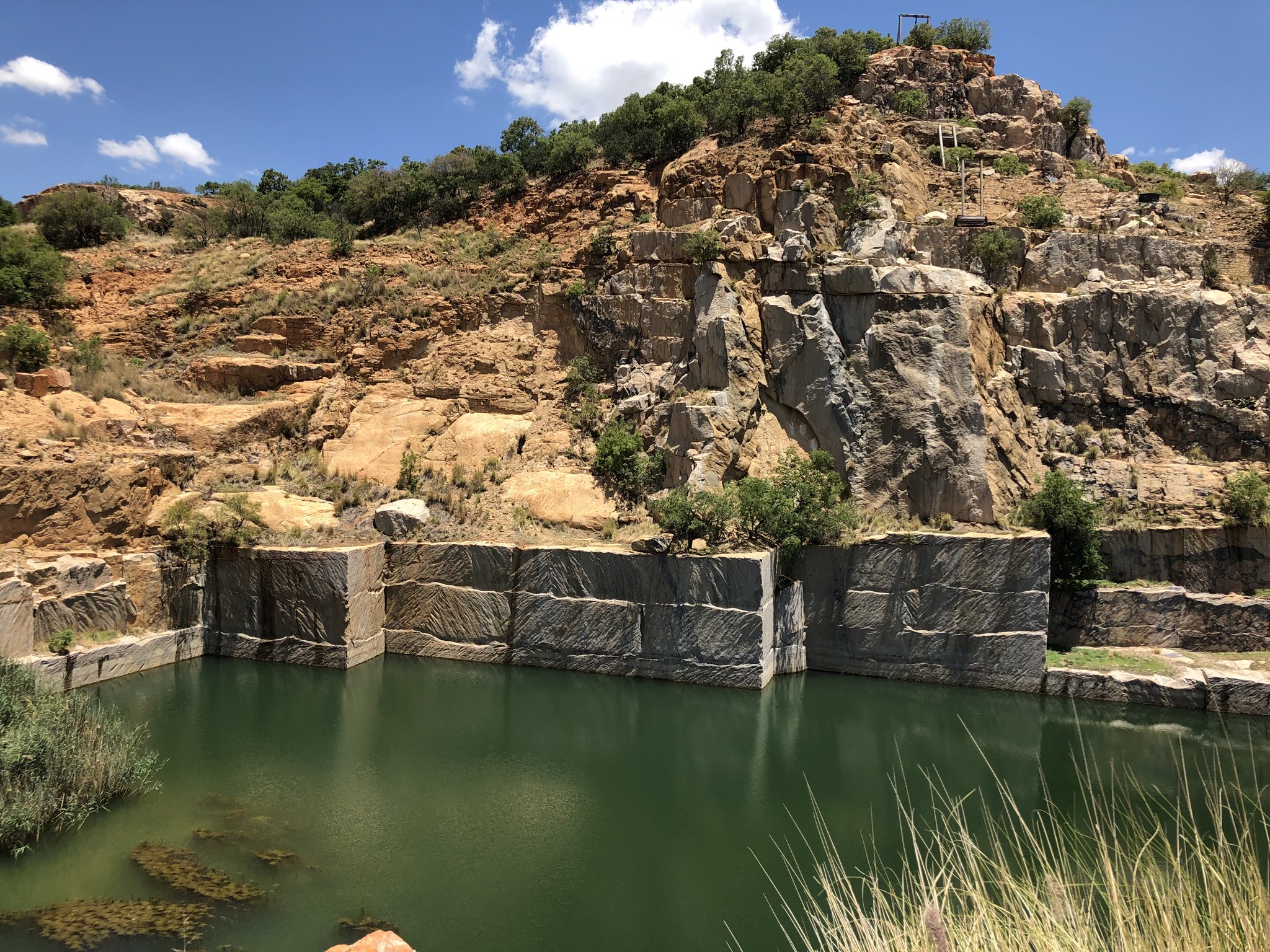 Sibongile Mafu On Twitter We ve Made It To Parys Where You Can Abseil At A Quarry Of What Used 