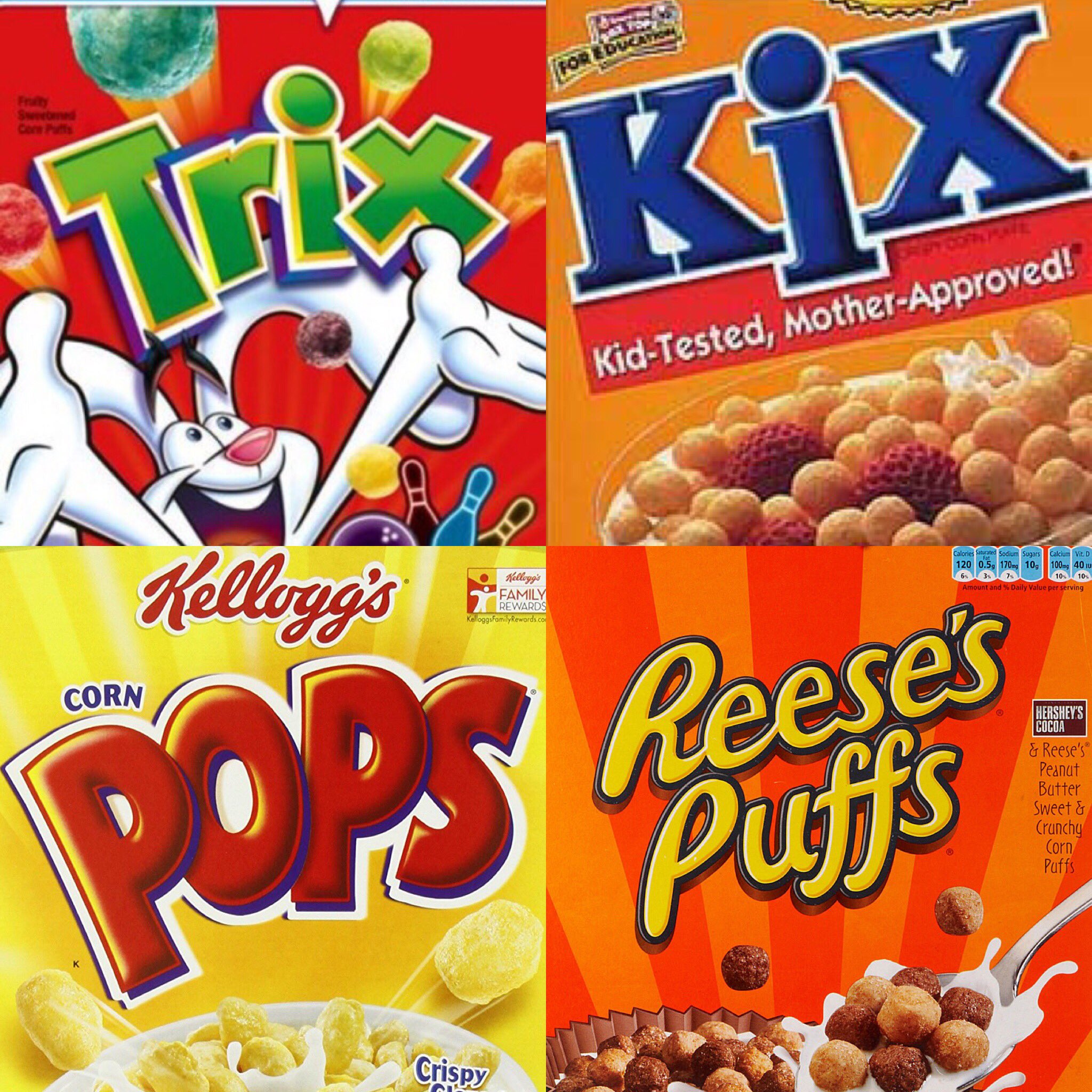Hard Choices on X: Trix Kix Pops Puffs #1GottaGo   / X