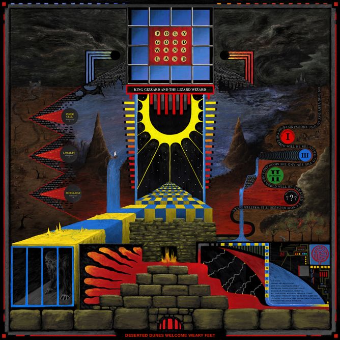 prettyoddorelse's tweet photo. "Crumbling Castle" by @kinggizzardband, from 'POLYGONDWANALAND' [2017] https://t.co/j2uKTk8nmw Video by Jason Galea #POAapproved #psychrock #psychjam #progrock #australianmusic https://t.co/EuKJfHMw7v