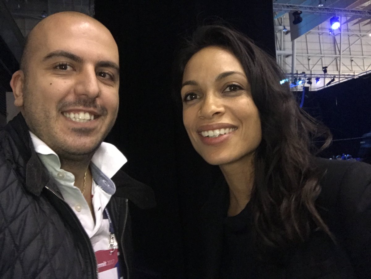 cre8mania's tweet image. Photos from #websummit2017. Here&apos;s @gabyzoghby meeting @wyclef and @rosariodawson! 
@WebSummit #ThrowbackThursday