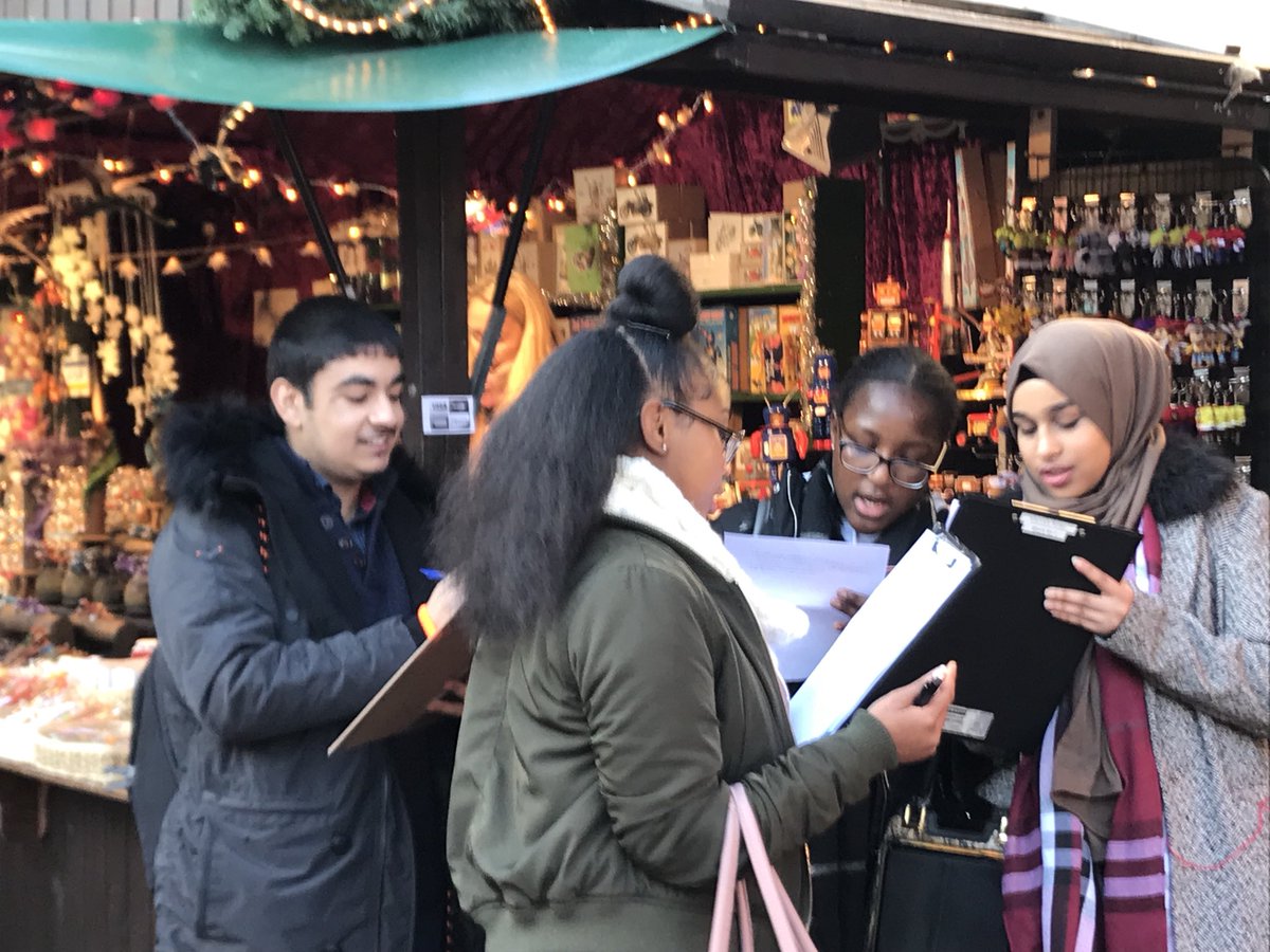 roxycooper7's tweet photo. Year 12 Travel and Tourism students interviewing staff at Birmingham museum and Christmas market @ShirelandCA @SCAPost16 https://t.co/fuMctdj8u7