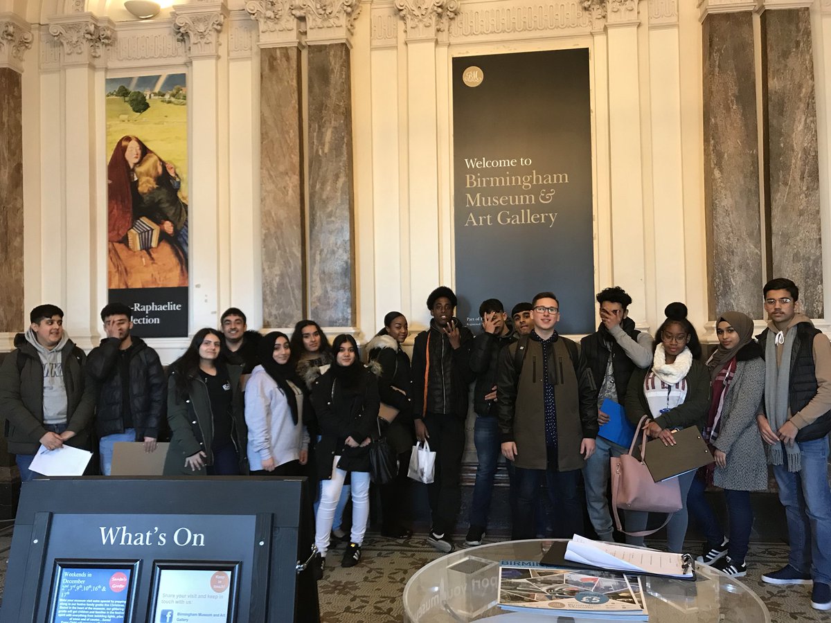 roxycooper7's tweet photo. Year 12 Travel and Tourism students interviewing staff at Birmingham museum and Christmas market @ShirelandCA @SCAPost16 https://t.co/fuMctdj8u7