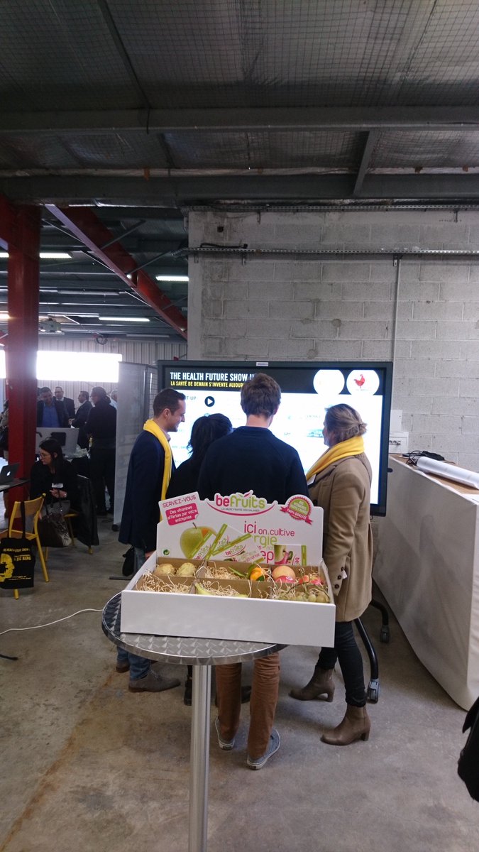 BefruitsBox's tweet photo. Aujourd'hui nous vitaminons le @healfutureshow de @CentraleMars ! https://t.co/cucrjkFpD4