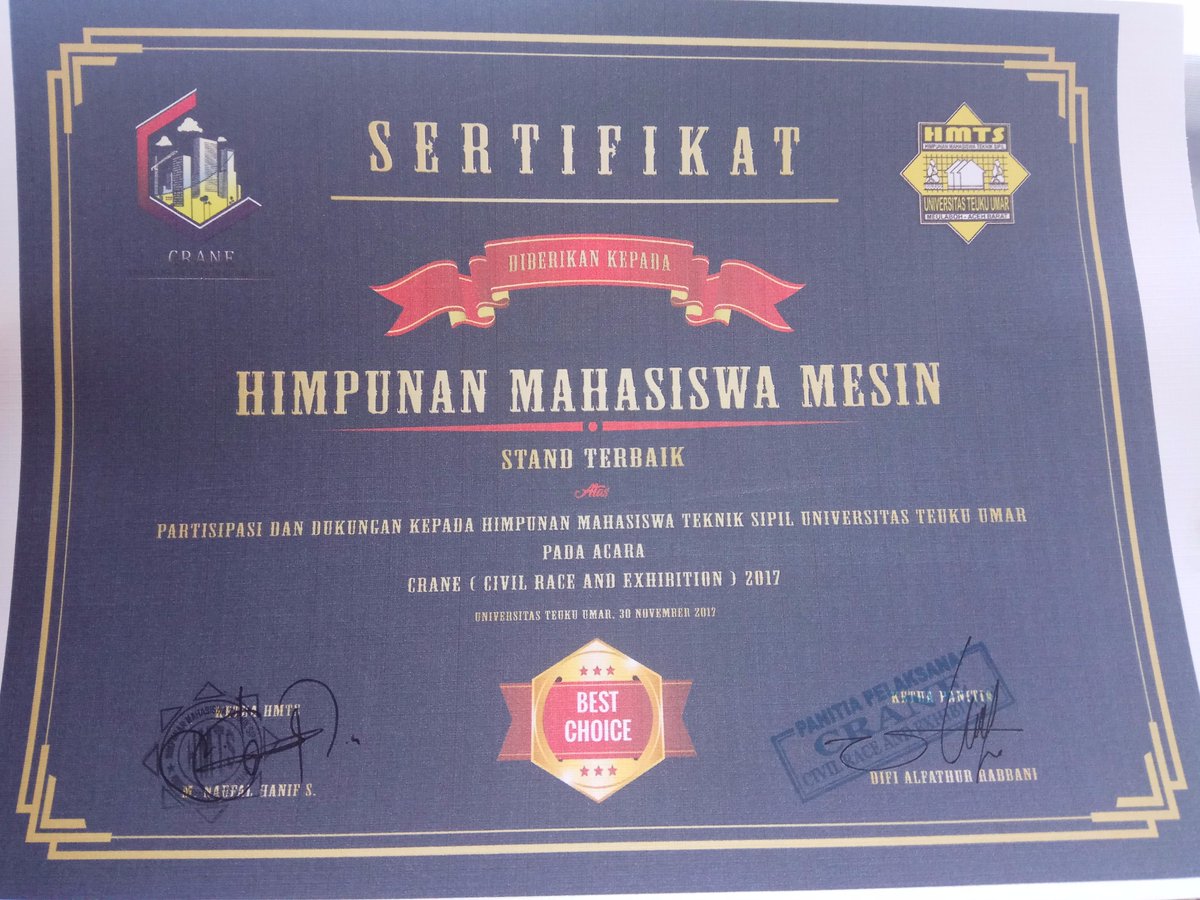 Meraih Prestasi. <a href="/HMMUTU/">HMM FT UTU</a>. Stand Terbaik.
<a href="/menristekdikti/">Mohamad Nasir</a> <a href="/jokowi/">Joko Widodo</a> <a href="/humasaceh/">Humas Pemerintah Aceh</a>