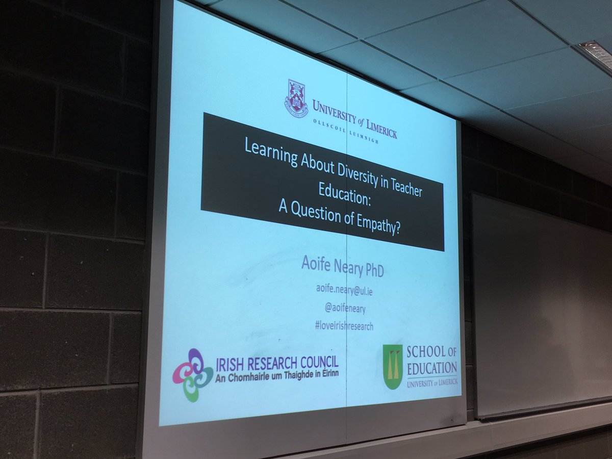 AnnMacPhail1's tweet photo. Teaching about diversity in teacher education - considering queer theory and queer pedagogy @aoifeneary @SchoolOfEd_UL #IrishTed https://t.co/P4WJmvR7Vd