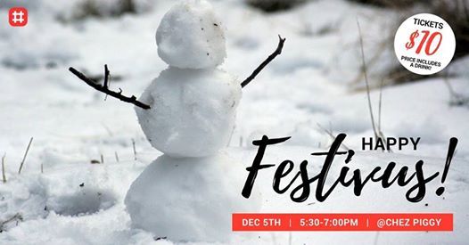KingstonYP's tweet photo. Join KYP for a Festivus to remember. Chez Piggy, drinks, ugly sweaters, and some surprises along the way, what's not to love?! Visit our FB page for ticket info. Tickets are $10! #YGK #KYP #ProfessionalAF #Festivus https://t.co/Uj8uWlJlL3