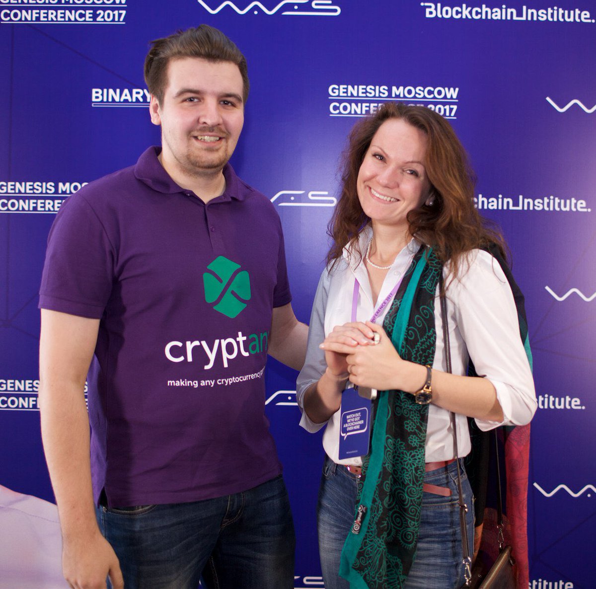 ProjectCryptany's tweet photo. Nikolay Dubovik and Ann Polyakova on the blockchain meetup #cryptany #cryptanyio #projectcryptany #blockchain #cryptocurrency #cryptonews https://t.co/3kHb8mzmsn