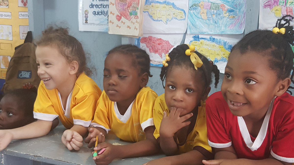 Nevpositivemeds's tweet photo. #CurrentSitutation Toddlers Learning Centre of the @nyservice #YouthMonth2017 volunteer competition is all smiles after been placed first. The school will receive a grant to Work towards @ECCJA certification. #SubstanceOvaHype #YouthMonth2017 https://t.co/GKMLGDSZmg