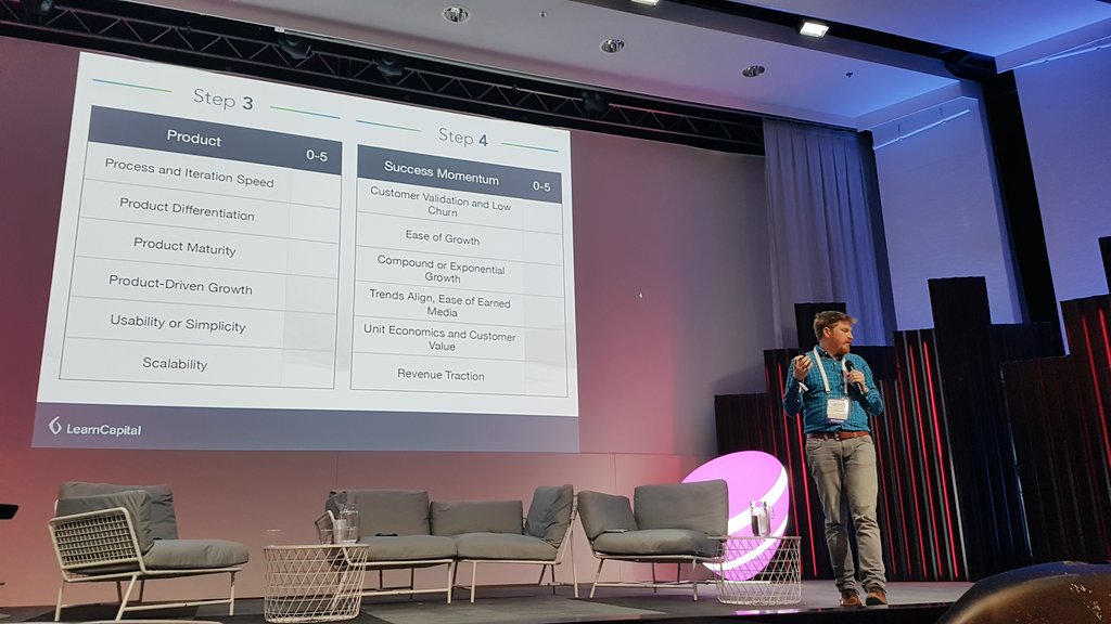 xedu_co's tweet photo. .@mpstaton of @LearnCap  takes the #XcitED stage with some interesting insights on #edtech investment. Super useful step-by-step instruction for edtech companies. "Most startups are dead by default. And our job as VCs is to bring them to life". https://t.co/v43yYsr3Fz