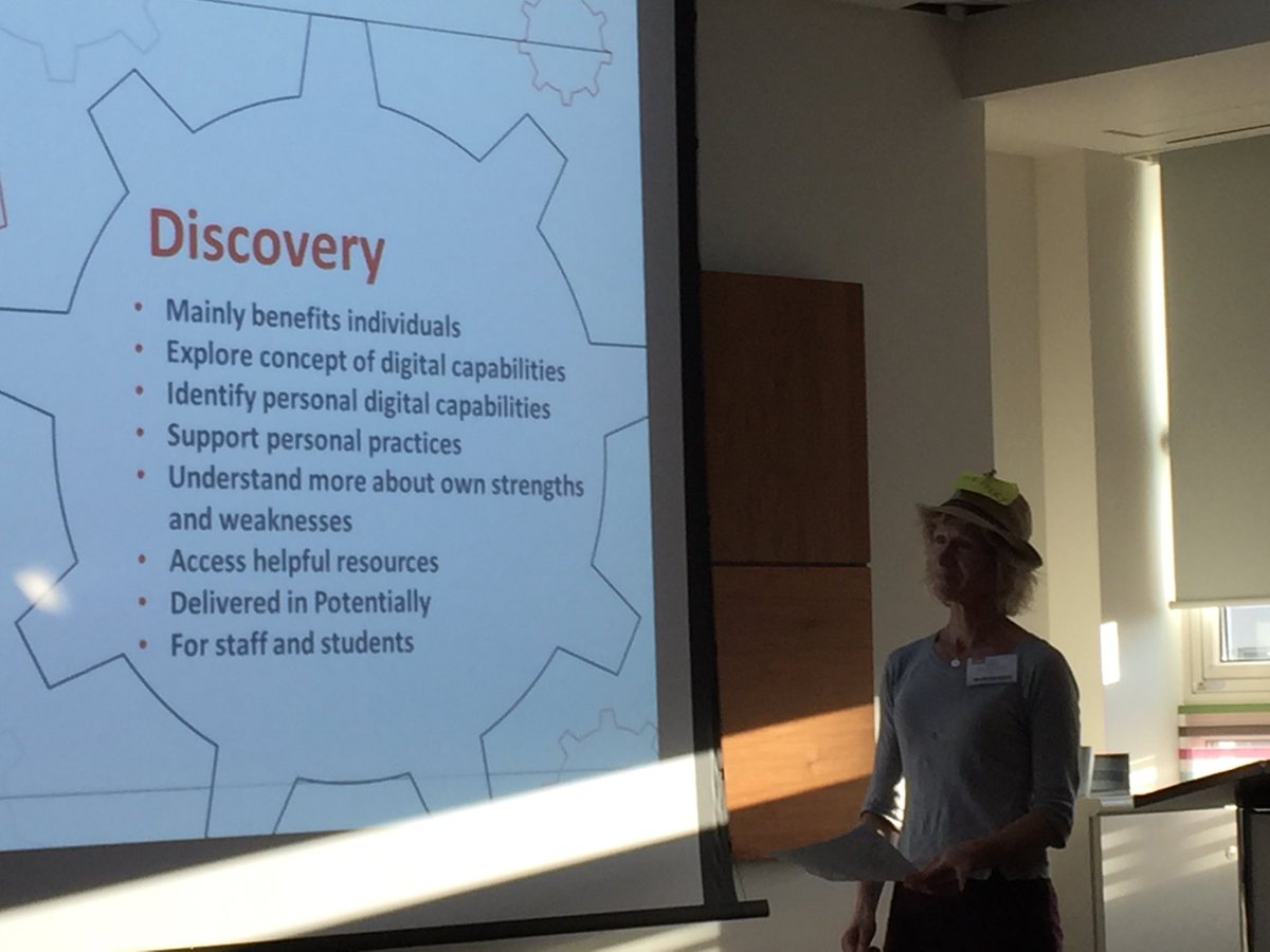 DebbieHolley1's tweet photo. Where did you ‘discover’ that hat @helenbeetham! #celbu #digitalcapability https://t.co/cWepQpEbXl