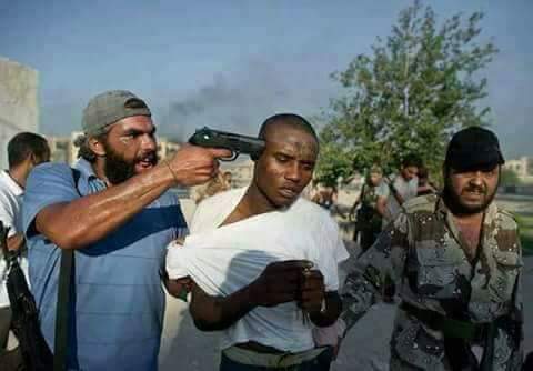 EyeHistory's tweet image. This is the current situation in Libya, 2017, black people being enslaved by the Arab race.

History has always proved the Arab race to be more of a threat to black people more than white people.
Research into history will provide you with such evidence.