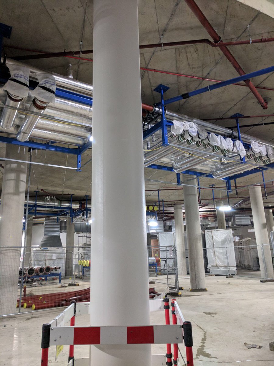 mclcoatings's tweet photo. Sterling effort from our operatives applying a single fibreglass reinforced hygienic coating system to columns at a biomedical facility. Contact us for any specialist hygiene system applications. https://t.co/UGg9wDfyBS