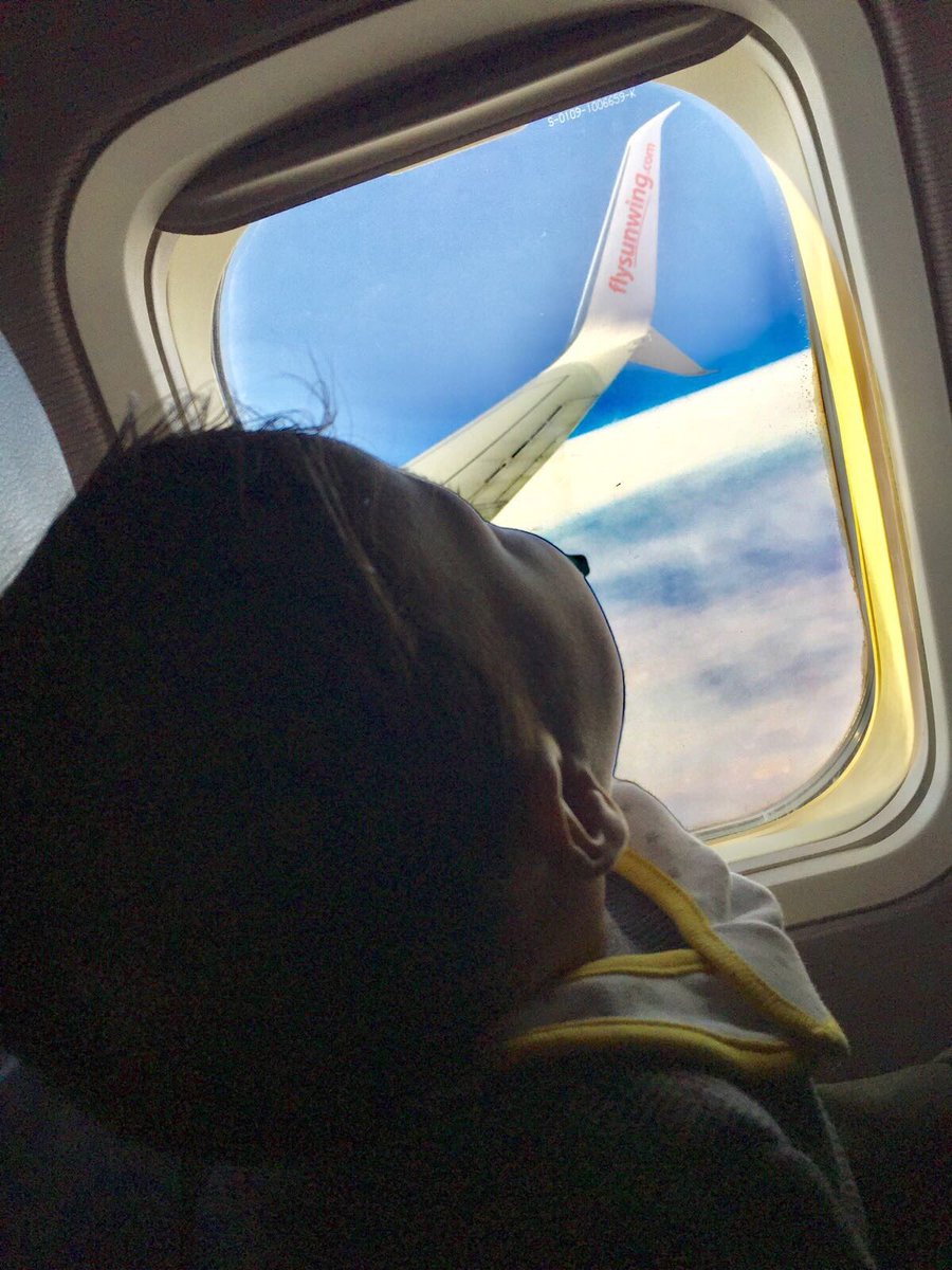 AdelBBC2's tweet photo. For @idris.y.e first flight with mom and I @abby.elseri we like to thank the staff at @sunwingvacations #flysunwing, they took extra time helping, warming up bottles and double checking if we need any thing the entire flight #wallahbro #wakeupcanada #bbcan2 https://t.co/3LSgNBcWHV