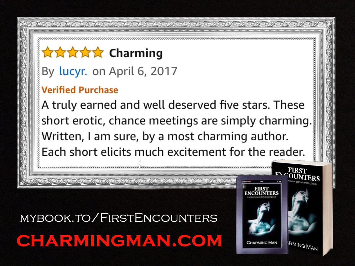 charmingxman's tweet photo. I love receiving reviews for #FirstEncounters... If you’ve read it, I’d love to hear your thoughts... If not, maybe this will tempt you...

#SensualRomance #BookReview #EncountersBetweenStrangers #Kindle #Paperback

https://t.co/hnUUOY892G https://t.co/JNFHLXKj9y