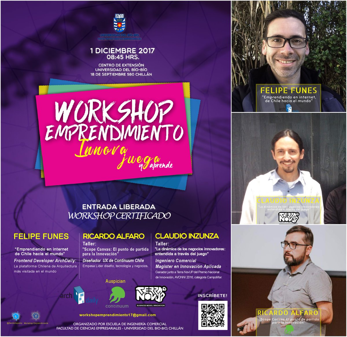 2workshopemp's tweet photo. Ya sólo falta 1 día para el workshop y estamos muy entusiasmados
No olviden de inscribirse...quedan pocos cupos! https://t.co/cWBB6ZNQak