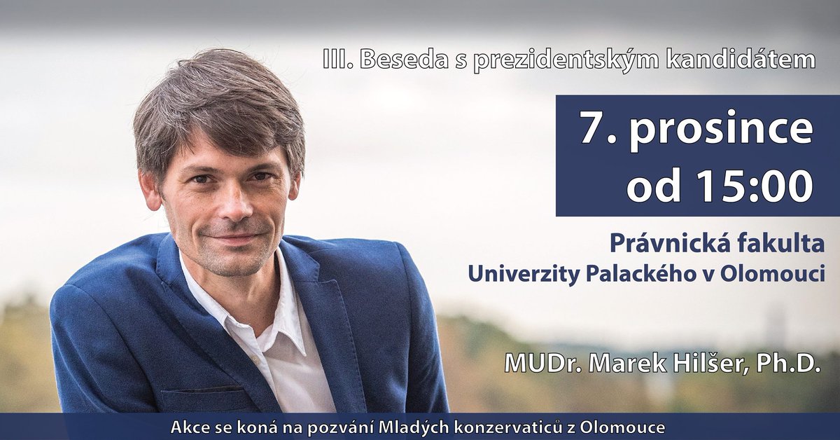 MarekHilser's tweet photo. Doufám, že se uvidíme v Olomouci! @OlomouckyKraj @UPOlomouc @MKonzervativci #Debata #Olomouc #PravnickaFakulta #ZeptejteSeNaCoChcete @OklestekLa
#Marek2018 #SrdceNaHrad https://t.co/ktJjfekswj
