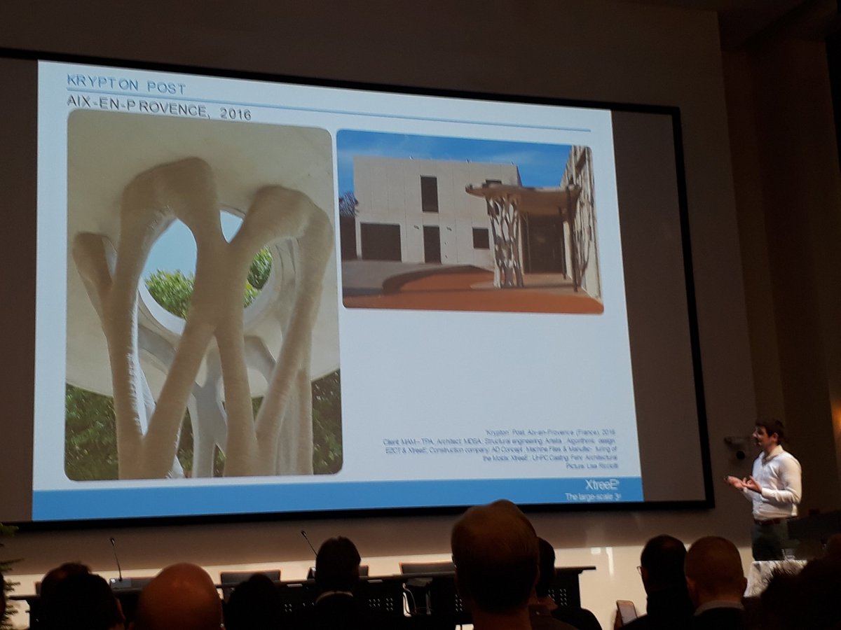 The next #construction giant, <a href="/VINCI/">VINCI</a> investing in #3dprinting. Architectural elements but also structural pillars and sewerpits. #c3pokampc @IngeniorIDA