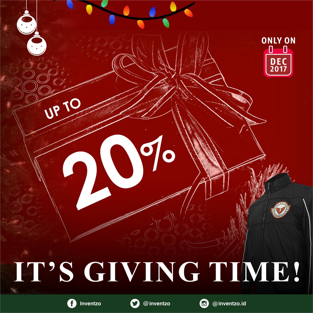 RiderwareID's tweet photo. #ItsGivingTime!

Upto 20% off for various products in all @inventzo &amp; #Riderware stores.

#InventzoID #shop #shopping #onlineshopping #promo #promotion #sale #discount #diskon #jaketmotor #motorcyclejacket #fashion #jackets #christmas #gift #specialgift #holiday #weekend #TBT https://t.co/vpFlzAl1T8