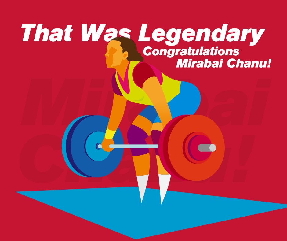 NissanShahwarIn's tweet photo. The wait is finally over, kudos Mirabai Chanu, India is proud of you.
#IWFWC2017 #CommandsRespect #MomentsThatCount https://t.co/887NWx8RlW