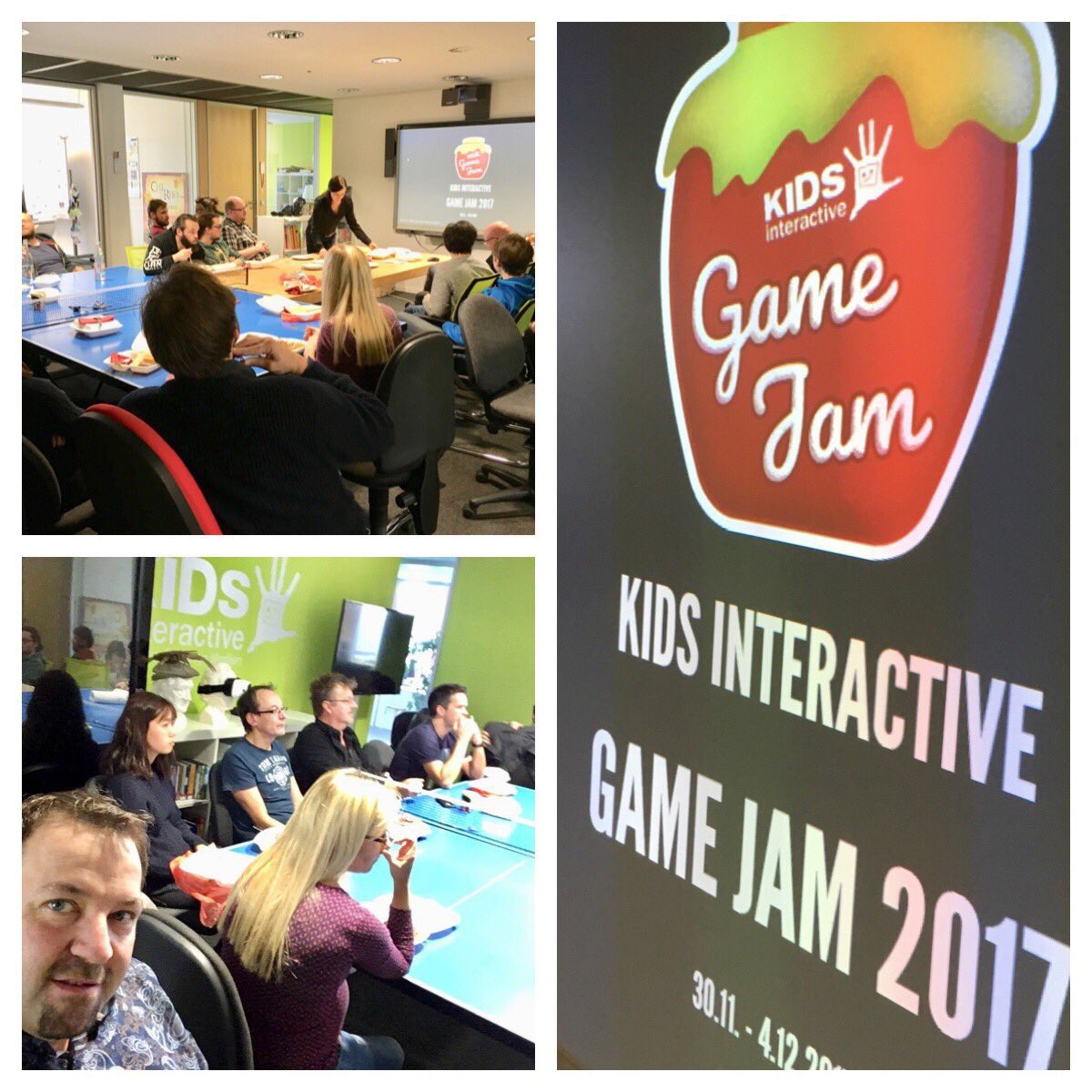 Wir starten gerade unseren GameJam! Die Ergebnisse gibt‘s in unserem Weihnachts-Newsletter. #KiGJ17