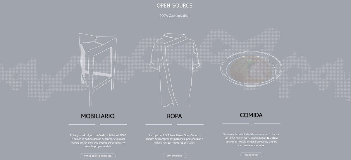 Un ejemplo de cambio de paradigma es el <a href="/RestauranteLeka/">Restaurante Green LEKA</a>, socio del <a href="/bcnfoodhub/">Barcelona Food Hub</a>, que se presenta como restaurante #OpenSource y #HonestFood #Innovación #Thinkoutofthebox #Géiser2017