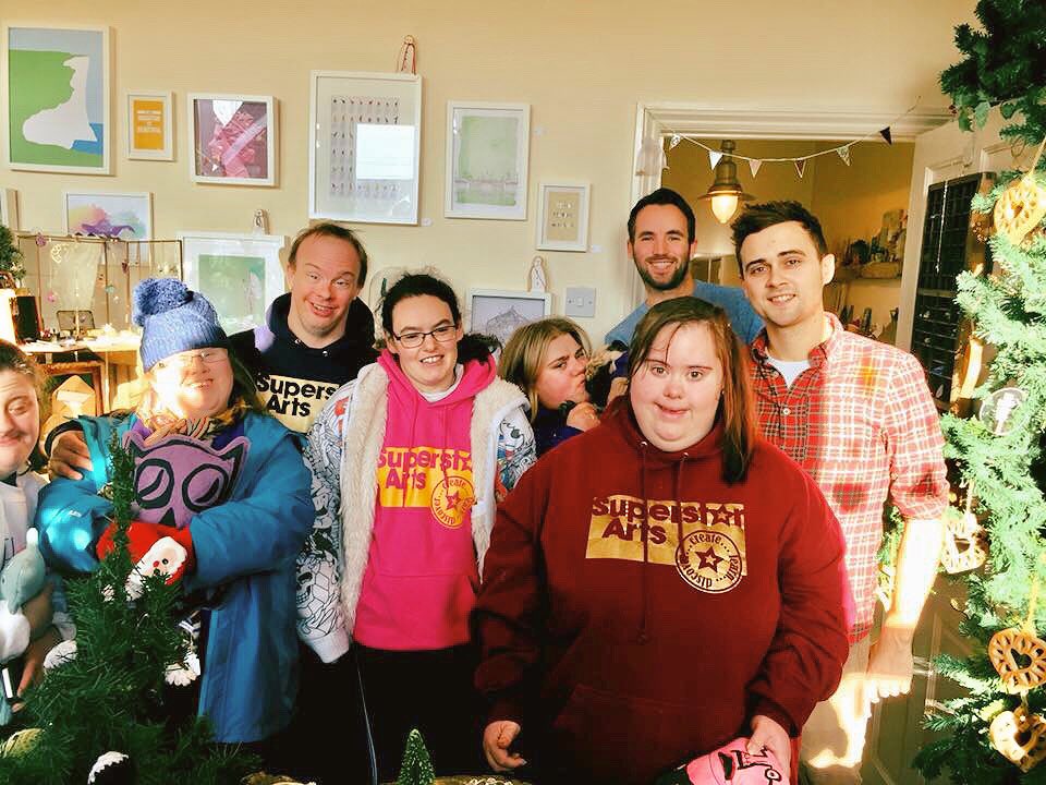 Had a fab morning with <a href="/superstararts/">superstararts</a> showing them our <a href="/artistshouses/">Artists Open Houses</a> with their handmade goodies too. Egg getting lots of cuddles in this pic!