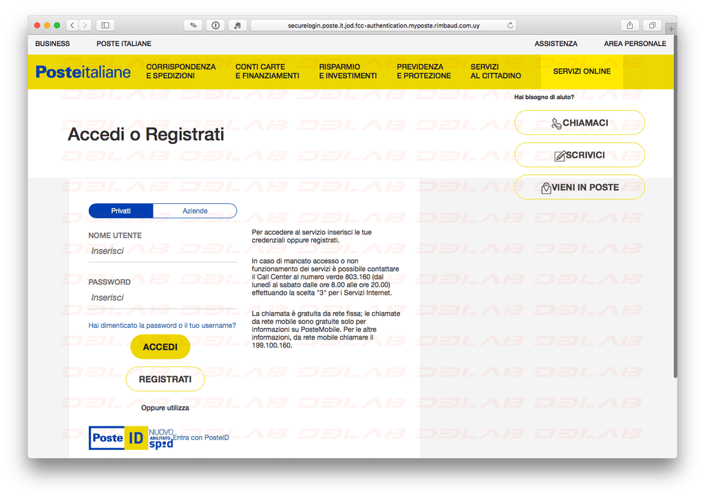Indirizzo IPv4 offuscato per attività di #Phishing ai danni di @PosteNews attraverso la codifica decimale! 

203[.]130[.]230[.]130 > 3414353538

d3lab.net/offuscamento-i…