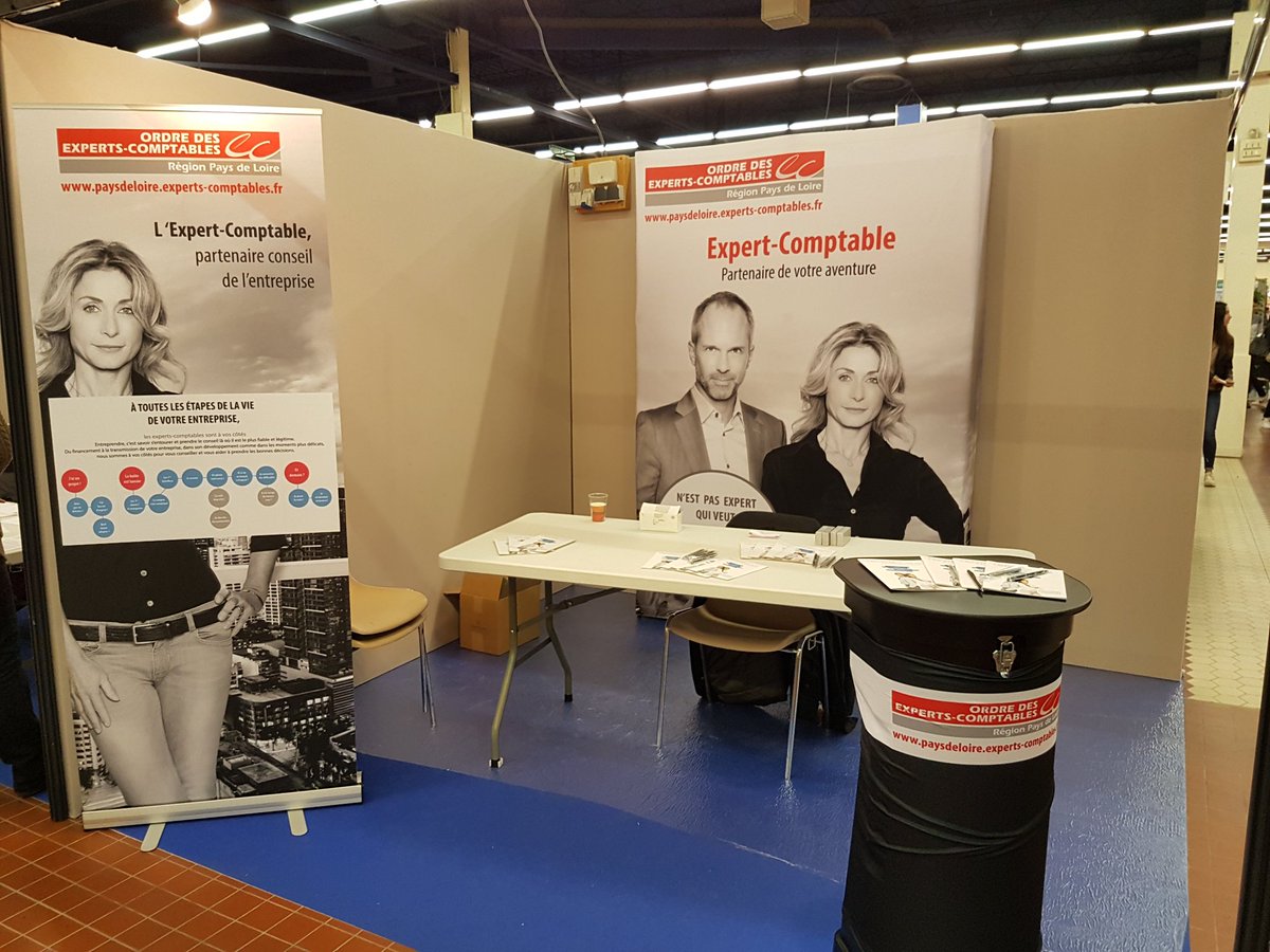 Lechevestrier1's tweet photo. @OECPaysdeLoire #ExpertsComptables angevins présents au forum de l'#orientatio 2017 @AnG_ExpoCongres rdv stand 179 https://t.co/GC8jskU8AM