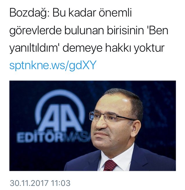 Bekir Bozdağ’a hak vereceğim hiç aklıma gelmezdi...