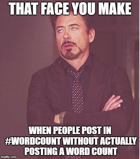 AJMundi's tweet photo. Just me, venting!

But so I don't become 'that guy'

73,500 words into Revenants sequel!

#wordcount #writerslife https://t.co/cdFZr50bK3