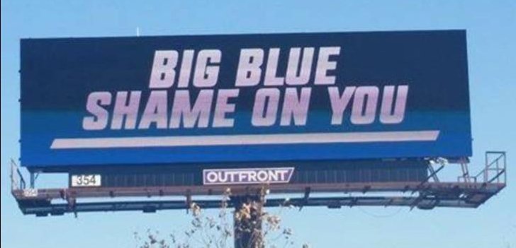 Saw this billboard on my way home from Newark airport this morning. I love New York fans. #FireMcAdoo