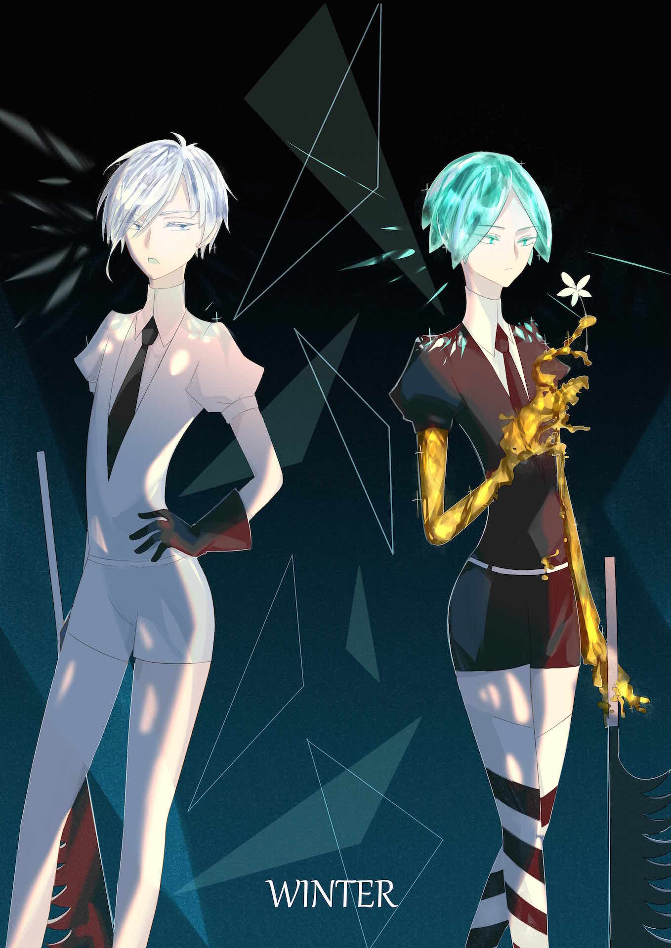 最終 宝石の国 カラ鉄コラボ アンタークチサイト ふにふにコースターキーホルダー WILD ADAPTER 峰倉かずや カラ鉄コラボ コースター 久保時