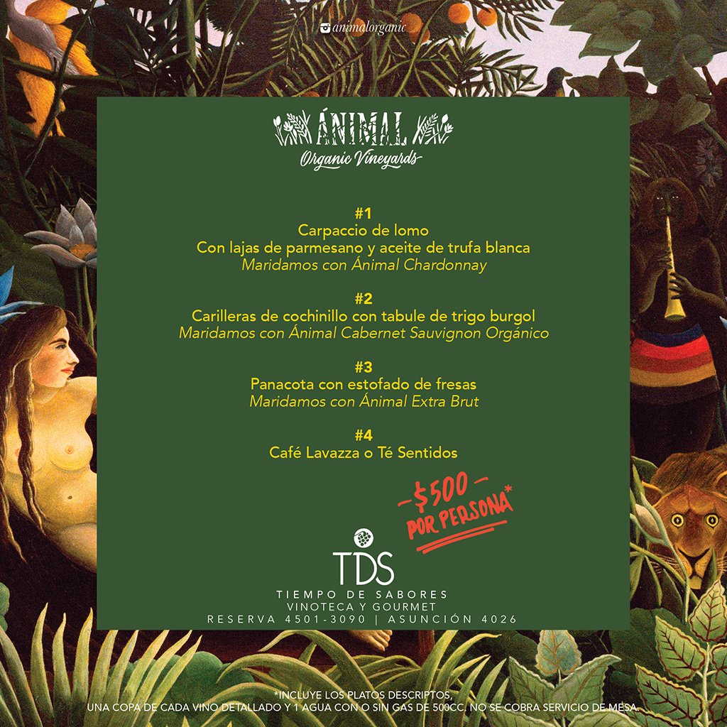 Semana Ánimal en Tiempo de Sabores!