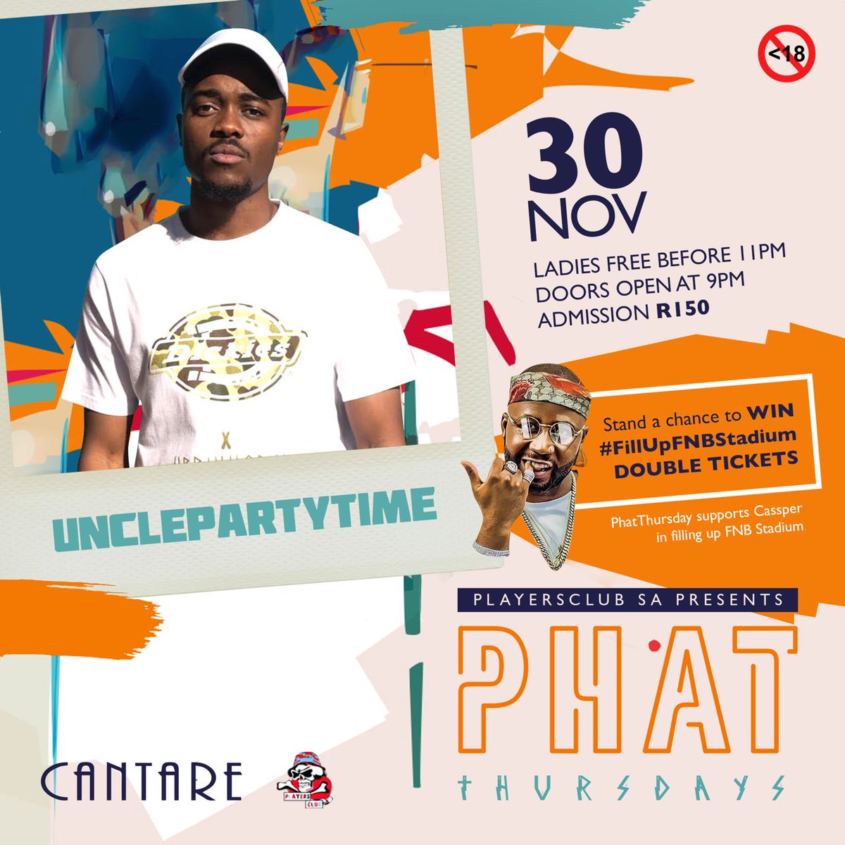 SDThursdays's tweet photo. Trust these two to bring fire sets🔥🔥🔥 @TheRealDJNEL #UnclePartyTime #PhatThursReloaded https://t.co/DAilb8hDzg