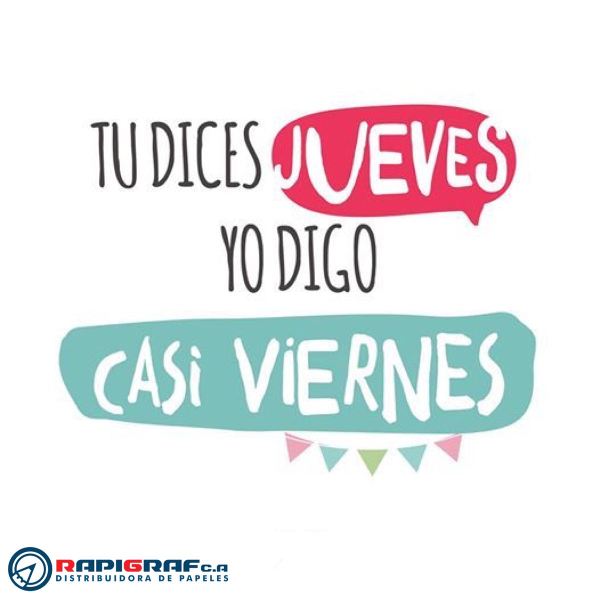 RapiGraf's tweet photo. Casi terminando la semana... #jueves #felizjueves #RapiGraf #DistribuidoraDePapelesRapiGraf #distribuidorautorizado #charallave #vallesdeltuy #miranda #venezuela #articulosdeoficina #oficina #empresa #empresas https://t.co/AKeI1PdIal