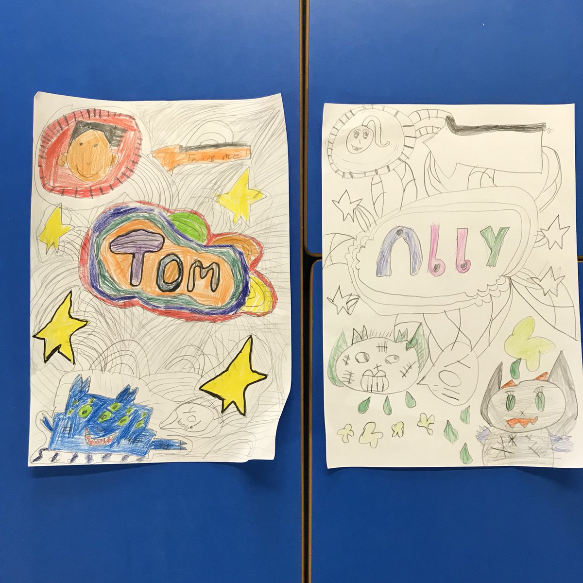 mistersinc's tweet photo. We really enjoyed watching a recording of @LizPichon for the @scottishbktrust . So good to learn some new doodling skills. Even our teacher had a go. 📚✏️ @BookWeekScot #scotbookweek https://t.co/Vnfh7Jz0X4