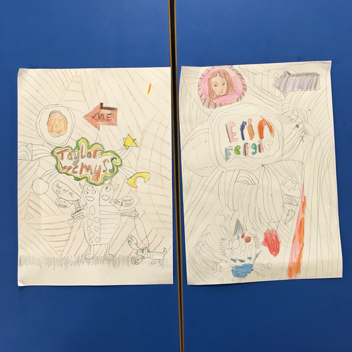 mistersinc's tweet photo. We really enjoyed watching a recording of @LizPichon for the @scottishbktrust . So good to learn some new doodling skills. Even our teacher had a go. 📚✏️ @BookWeekScot #scotbookweek https://t.co/Vnfh7Jz0X4