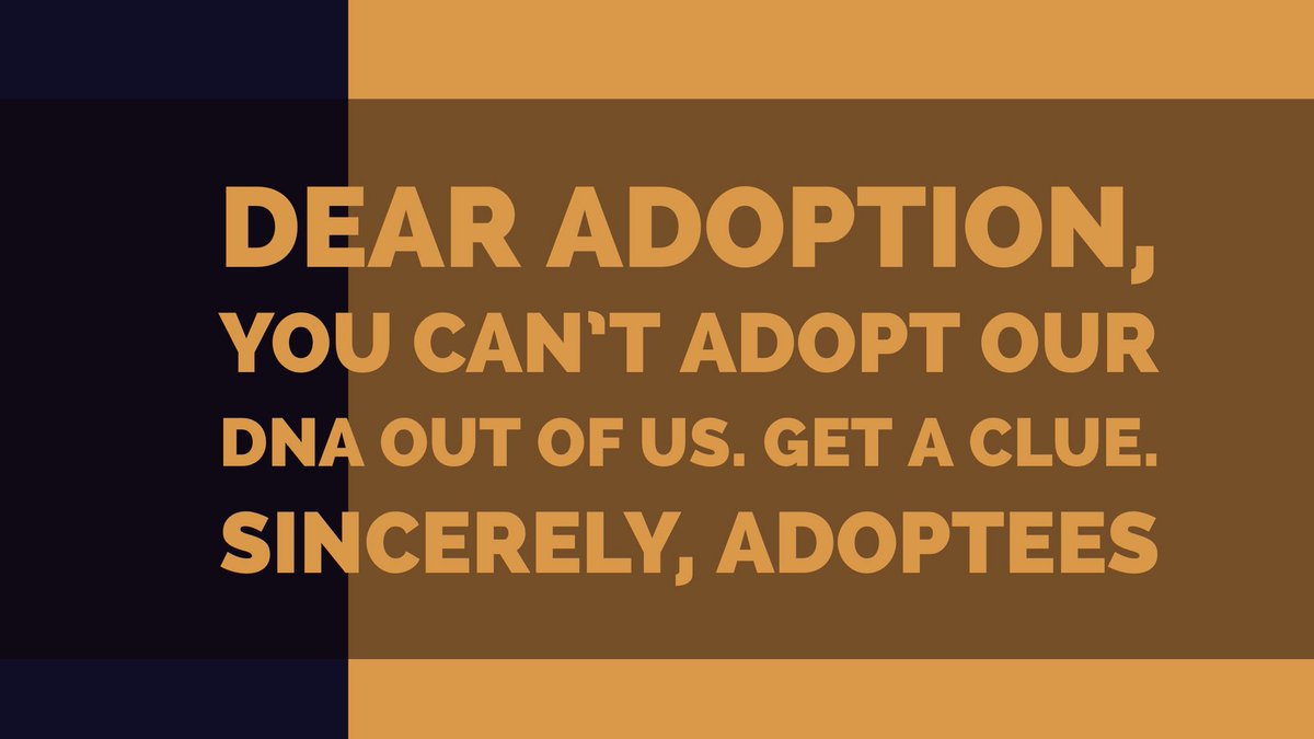 E4Adoptees's tweet photo. #NAAM #NAAM2017 #AdopteeRightsAwareness https://t.co/7vLFvg6hq5