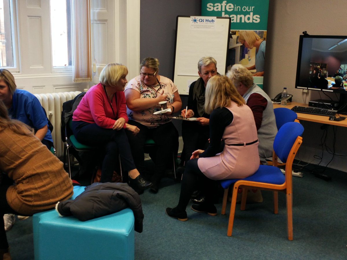 DG_Improvers's tweet photo. #dgsis Cohort 2 enjoying a QI 'pub quiz' at their celebration event here in the QI Hub https://t.co/CsRPbg0nqI