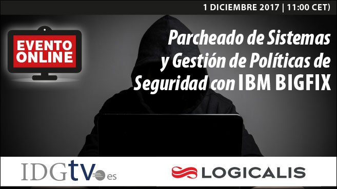 WebinarsCW's tweet photo. Recordar que mañana a las 11 AM,  tenemos un nuevo webinar gratuito “Parcheado de sistemas y gestión de políticas de seguridad con IBM #BigFix”. @LogicalisES @IBM_ES #IDGtv Regístrate aquí: https://t.co/2CdrHp3xbZ https://t.co/wJB4cVfped