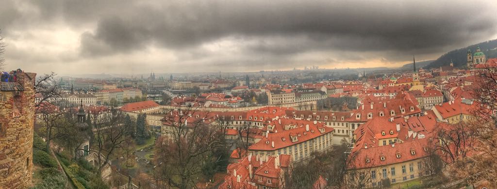 A panoramic view of the beautiful city! Any guesses…which city?? #EuropeDiaries